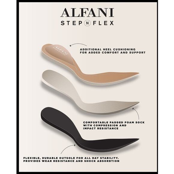 ALFANI Womens NEW Jalenne Peep-Toe Sling Back Bootie Pumps / Size 11 - Picture 9 of 9